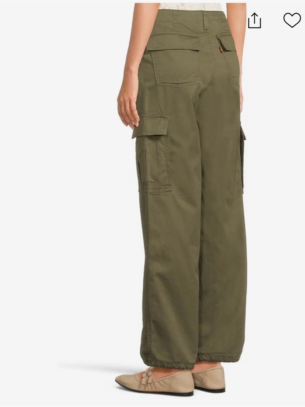 Levi’s 94 Baggy Cargo Wide-Leg Pants for Women